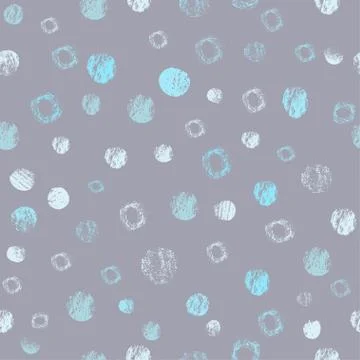 Seamless vector polka dot pattern. Stock Illustration