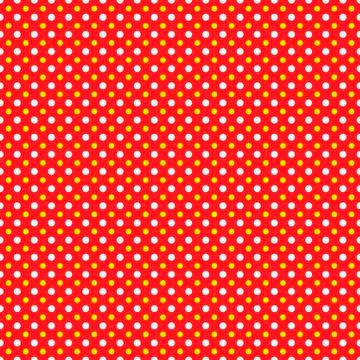 Seamless vector polka dots for pattern background, texture, web &amp; print. Stockillustratie