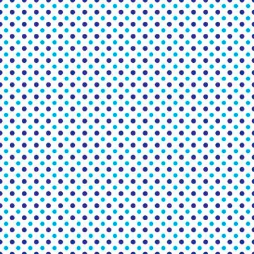 Seamless vector polka dots for pattern background, texture, web &amp; print. Stock-Illustration