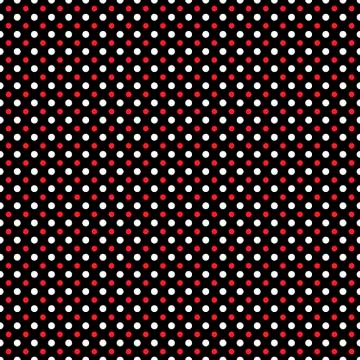 Seamless vector polka dots for pattern background, texture, web &amp; print. Stock Illustration