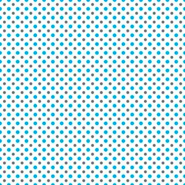 Seamless vector polka dots for pattern background, texture, web &amp; print. Stock Illustration