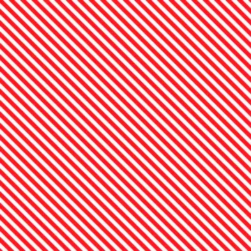 Seamless Vector Red White Diagonal Strips Pattern Background Illustrazione stock