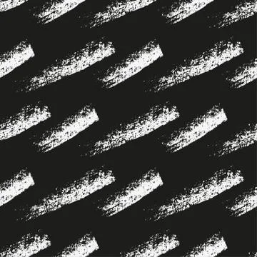 Seamless vector scandi chalk pattern. Illustrazione stock