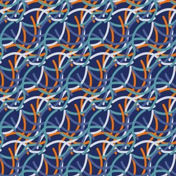 Seamless vector scribble texture pattern. Hand drawn modern doodle style Illustrazione stock