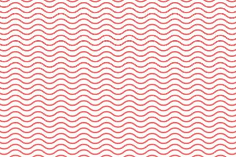 Seamless vector simple pattern wave Stock Illustration