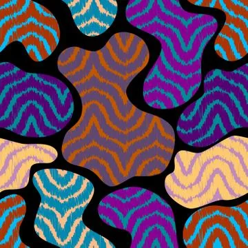 Seamless vector square pattern. Abstract color background. Stock Illustration