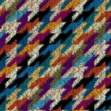 Seamless vector square pattern. Abstract color background. イラスト素材