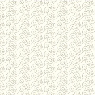Seamless vector swirl pattern background イラスト素材