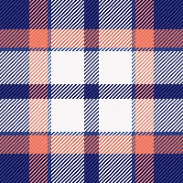 A seamless vector tartan pattern featuring a classic plaid design in vibrant  Illustrazione stock