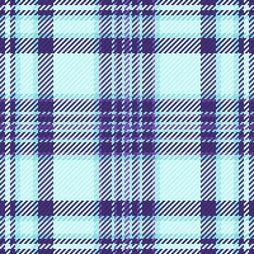 A seamless vector tartan plaid pattern featuring cool shades of purple and li Stockillustratie