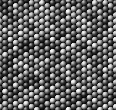 Seamless vector texture - the grey and white bubbles Stock Illustration