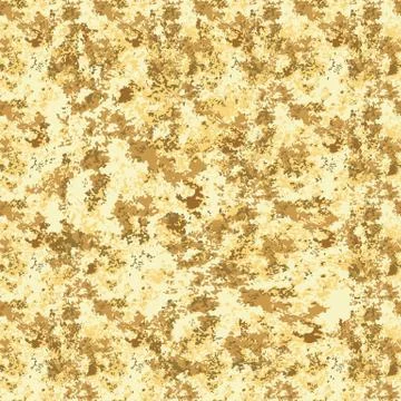 Seamless vector texture. Yellow Grunge pattern background with attrition, cra Stock Illustration
