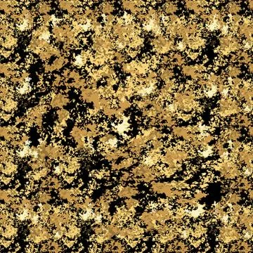 Seamless vector texture. Yellow Grunge pattern background with attrition, cra Stock Illustration
