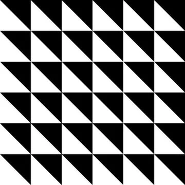 Seamless vector triangle pattern in black and white Illustrazione stock