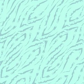 Seamless vector turquoise pattern of lines with sharp corners smoothly flowing Stock Illustration