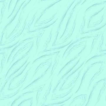 Seamless vector turquoise pattern of lines with sharp corners smoothly flowing Illustration