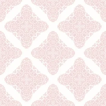 Seamless Vector Wallpaper in the Style of Baroque Stock Illustration