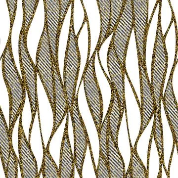 Seamless vector wave pattern for textile and decoration Stock Illustration