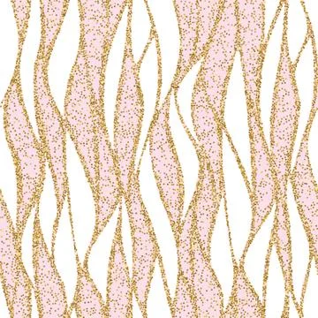 Seamless vector wave pattern for textile and decoration Stock Illustration