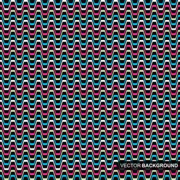 Seamless vector wrapping pattern with zigzag. 스톡 일러스트
