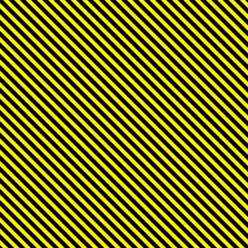 Seamless Vector Yellow Black Diagonal Strips Pattern Background Stock Illustration