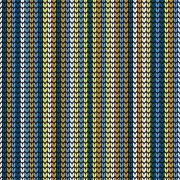 Seamless vertical knitting wallpaper Stock Illustration