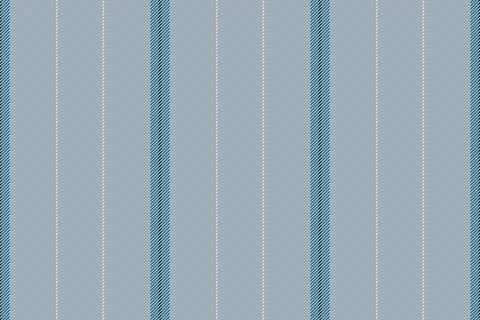 A seamless vertical stripe pattern in cool blue tones, featuring fine, sophis Stock Illustration