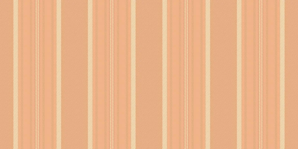 This seamless vertical stripe pattern features a soft peach color palette, cr Stock Illustration