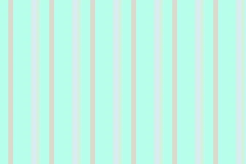A seamless vertical stripe pattern in fresh mint green, beige, and soft blue  Stock Illustration