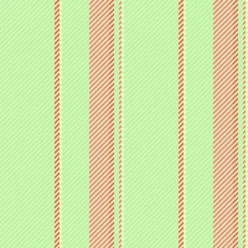 Seamless vertical stripe pattern in light green, pink, and cream. This elegan Stock Illustration