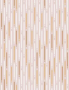 Seamless Vertical Stripe Pattern. Vector Brown and White Background. 库存插图