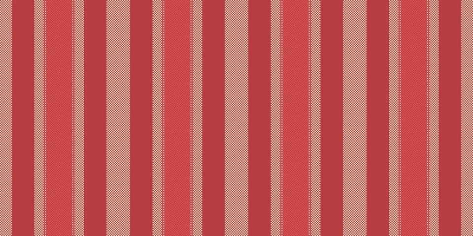 Seamless vertical striped pattern. Repetitive lines in red and beige hues. Cl Stockillustratie