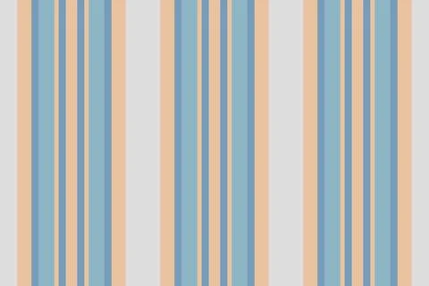 Seamless vertical striped pattern in soft blue and peach tones. This elegant, Stock Illustration