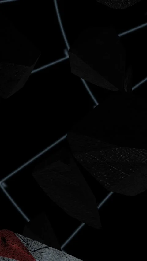 Seamless vertical video animation de grunge concrete head Stock Footage 313802099