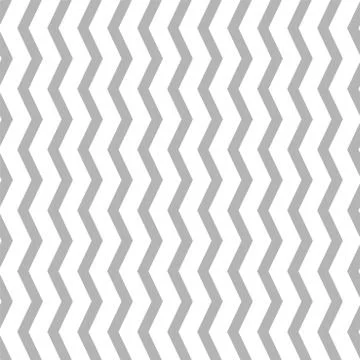 Seamless vertical zigzag pattern - vector striped texture. White and gray Illustrazione stock