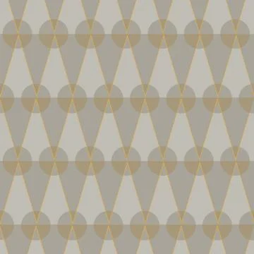 Seamless vetor pattern with triangles and cirles Stock Illustration