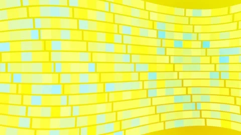 Seamless vibrant abstract pattern featuring yellow and light blue bricks ar.. Stock Footage 281211566