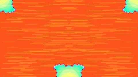 Seamless vibrant gradient tropical abstract background pattern design Stock Footage 337572068