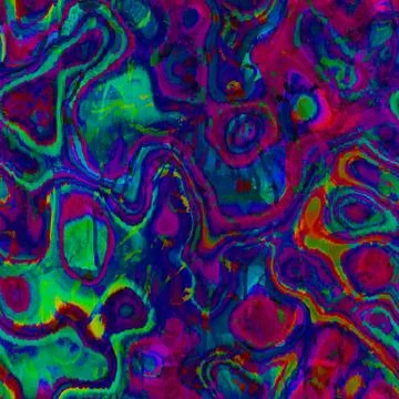 Seamless vibrant painted texture. Bold brush stroke paint glitch background Stock Illustration