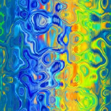 Seamless vibrant rainbow painted texture. Bold psychedelic neon artistic Stock Illustration