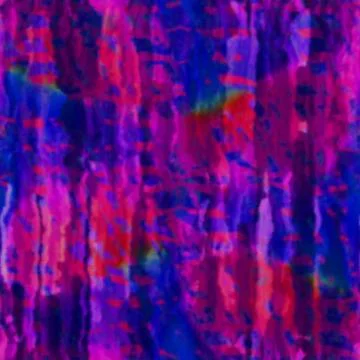 Seamless vibrant rainbow painted texture. Bold psychedelic neon glitch Stock Illustration