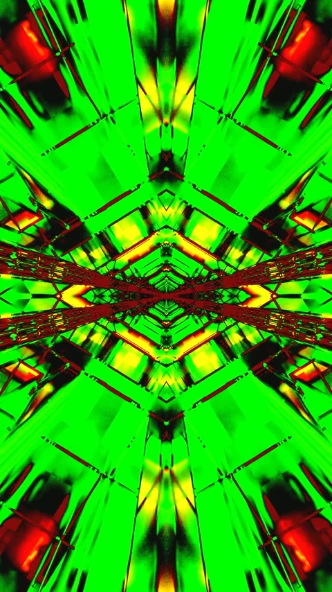 Seamless vibrant tunnel video loop for immersive visual experience and rela.. Stock Footage 321566692