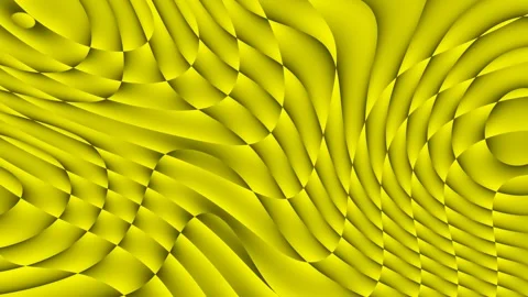Seamless vibrant yellow abstract background loop featuring wavy patterns an.. Stock Footage 281217793