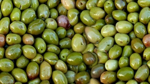 Seamless video - background of olives Stock Footage 122666620
