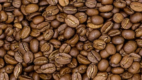 Seamless video - coffee Stock Footage 123517119