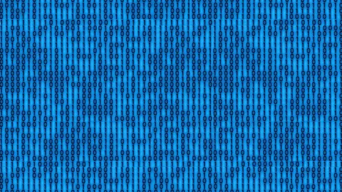 Seamless video - digital binary background Stock Footage 122545778