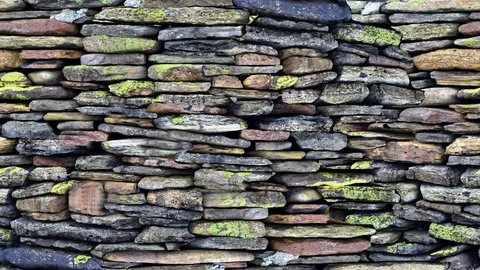 Seamless video - stone wall Stock Footage 122546448