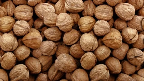 Seamless video - walnuts Stock Footage 123065739