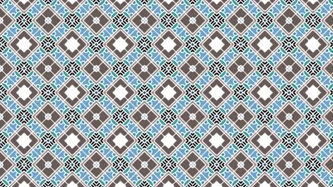 Seamless vintage diamond check pattern background slide animation. Stock Footage 201668500