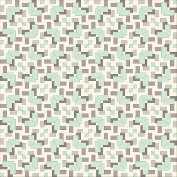 Seamless vintage fabric pattern Stock Illustration